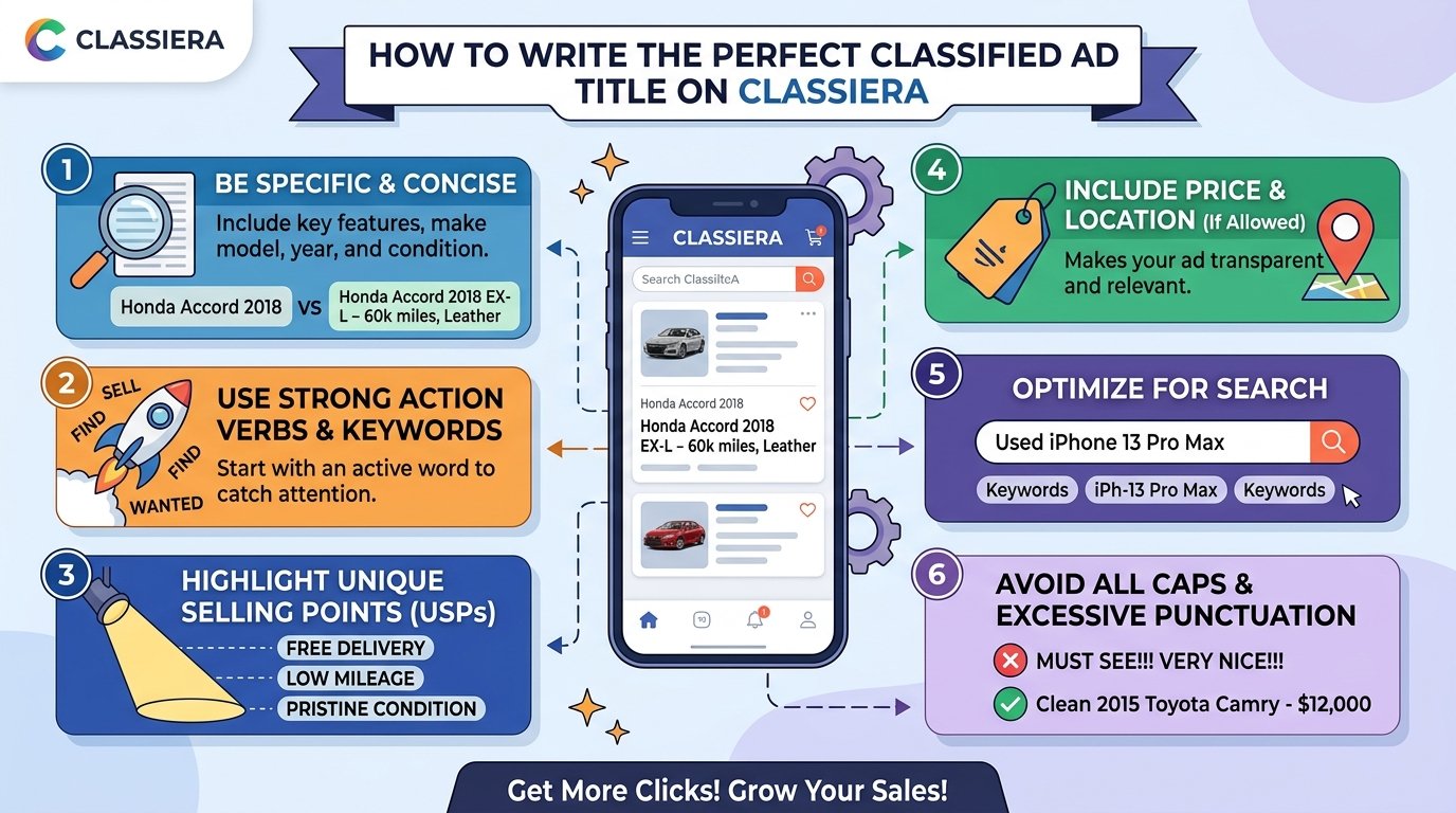 How to Write the Perfect Classified Ad Title on ClassiEra